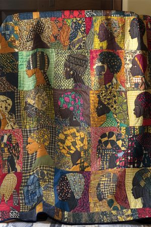 African Queens Of The Sun Quilt Blanket African American Gifts For Women
