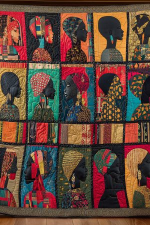 African Queens Of The Sun Quilt Blanket Best African American Gifts