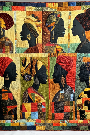 African Spirit Of The Sahara Quilt Blanket Best African American Gifts Ideas