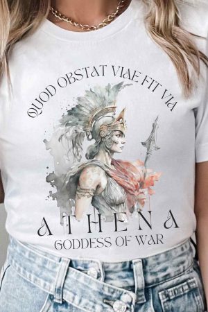 Athena Greek Mythology T-Shirt Gift For Girl