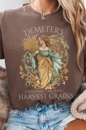 Demeter'S Original Organic Harvest Grains T-Shirt Gift For Women