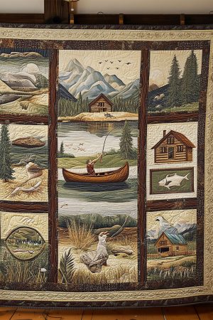 Fisherman Dream Quilt Blanket Cute Presents For Girlfriend