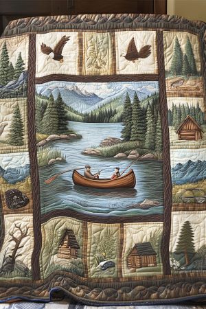 Fishing Trip Quilt Blanket Unique Fishing Gifts