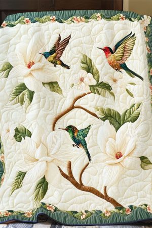 Flock Of Hummingbird Quilt Blanket Hummingbird Gift Ideas