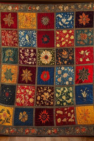 Floral Tapestry Quilt Blanket Cute Gifts For Girlfriend