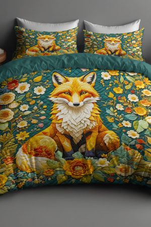 Fox Lovers Quilt Bedding Set Best Gift Ideas