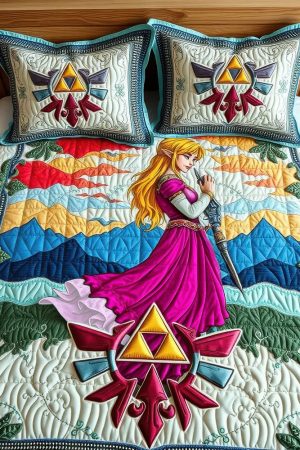 Gifts For Action adventure Game Lover Quilt Bedding Set Princess Of The Kingdom