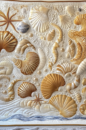 Heart Of The Ocean Quilt Blanket Gifts For Starfish Lovers