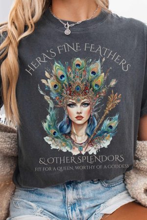 Hera'S Fine Feathers & Other Splendors T-Shirt Gift For Girl