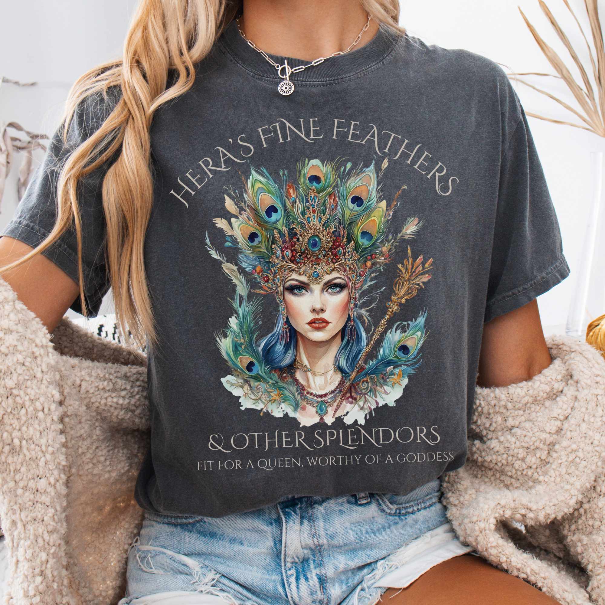 Hera’S Fine Feathers & Other Splendors T-Shirt Gift For Girl
