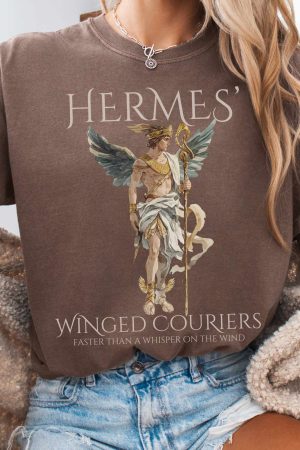 Hermes' Winged Couriers T-Shirt Perfect Gift For Girlfriend