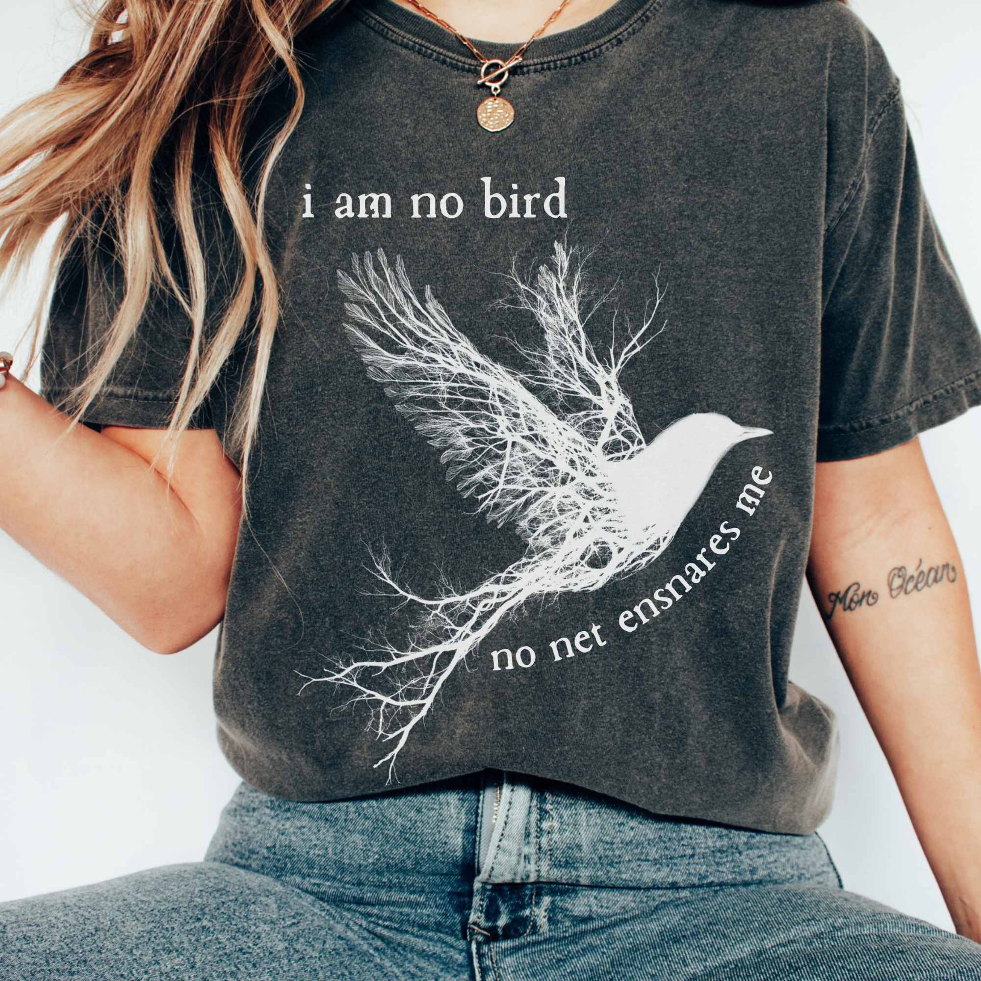 I Am No Bird Jane Eyre Charlotte BrontÃ« T-Shirt Best Gift For Girl