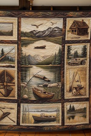 Line In Water Quilt Blanket Cute Gifts For Girlfriend