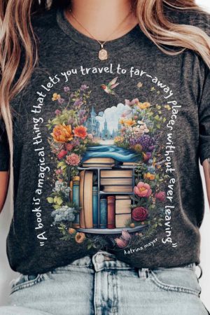 Magical Book T-Shirt Gift For Girl