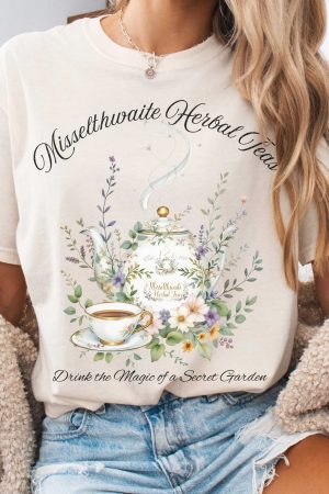 Misselthwaite Herbal Teas - The Secret Garden T-Shirt Gift For Girl