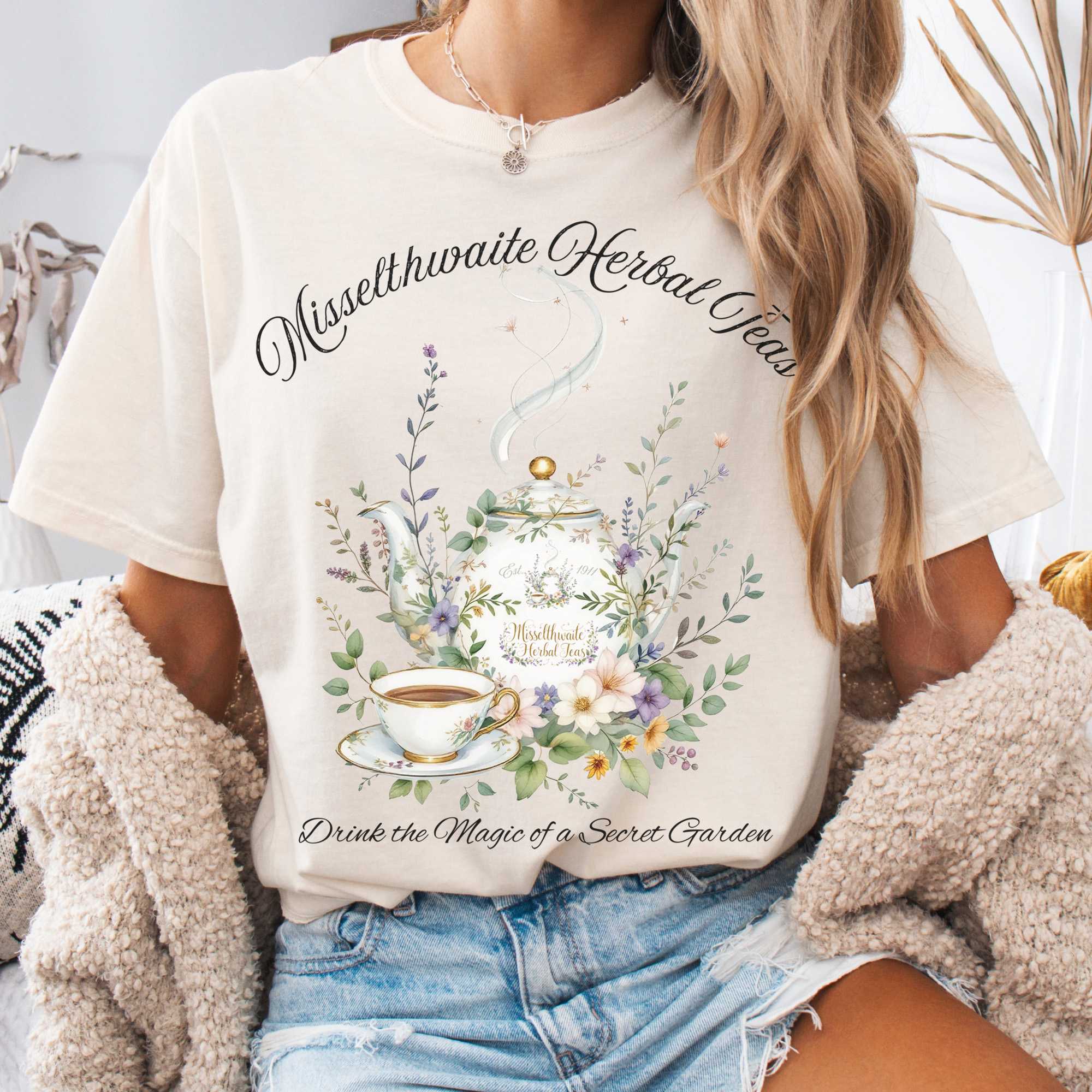 Misselthwaite Herbal Teas – The Secret Garden T-Shirt Gift For Girl