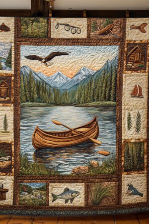 Mountain Lake Quilt Blanket Best Presents For Girlfriend