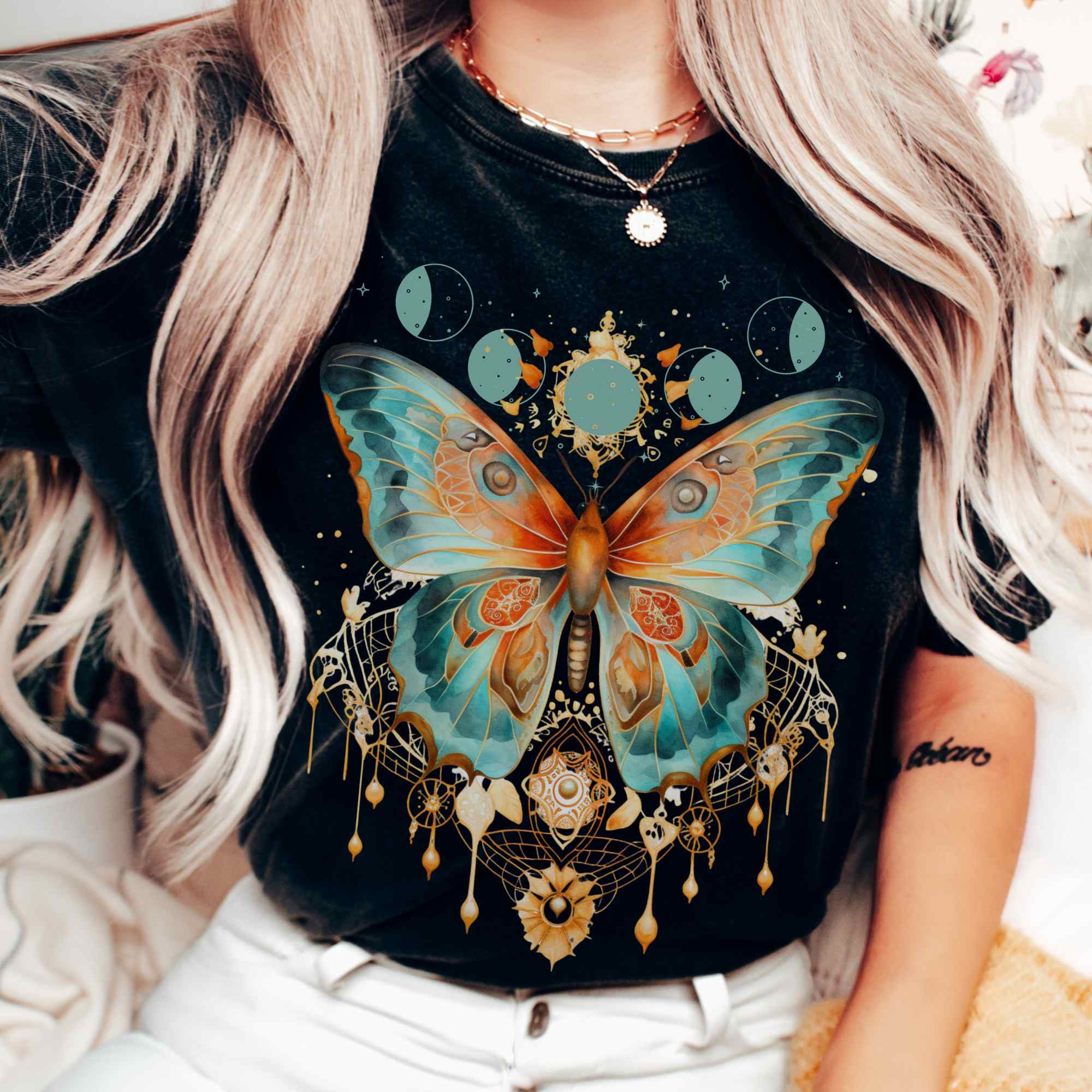 Mystical And Whimsical Butterfly T-Shirt Gift For Women