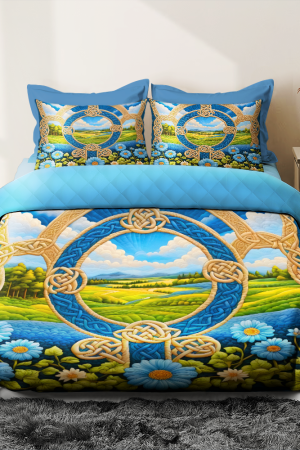 Nature Landscape Scenery Quilt Bedding Set Best Gift Ideas