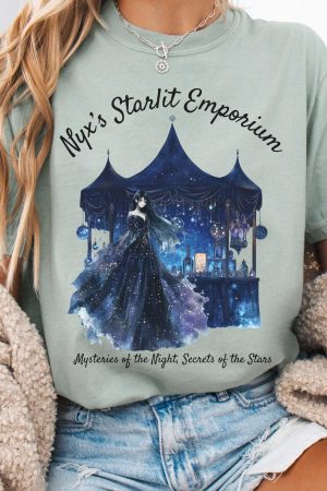 Nyx'S Starlit Emporium Greek Goddess T-Shirt Gift For Women