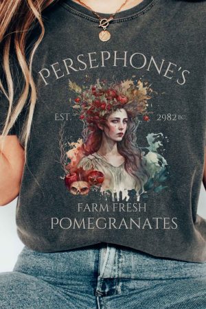 Persephone'S 2982 Bc Greek Mythology T-Shirt Best Gift For Girl