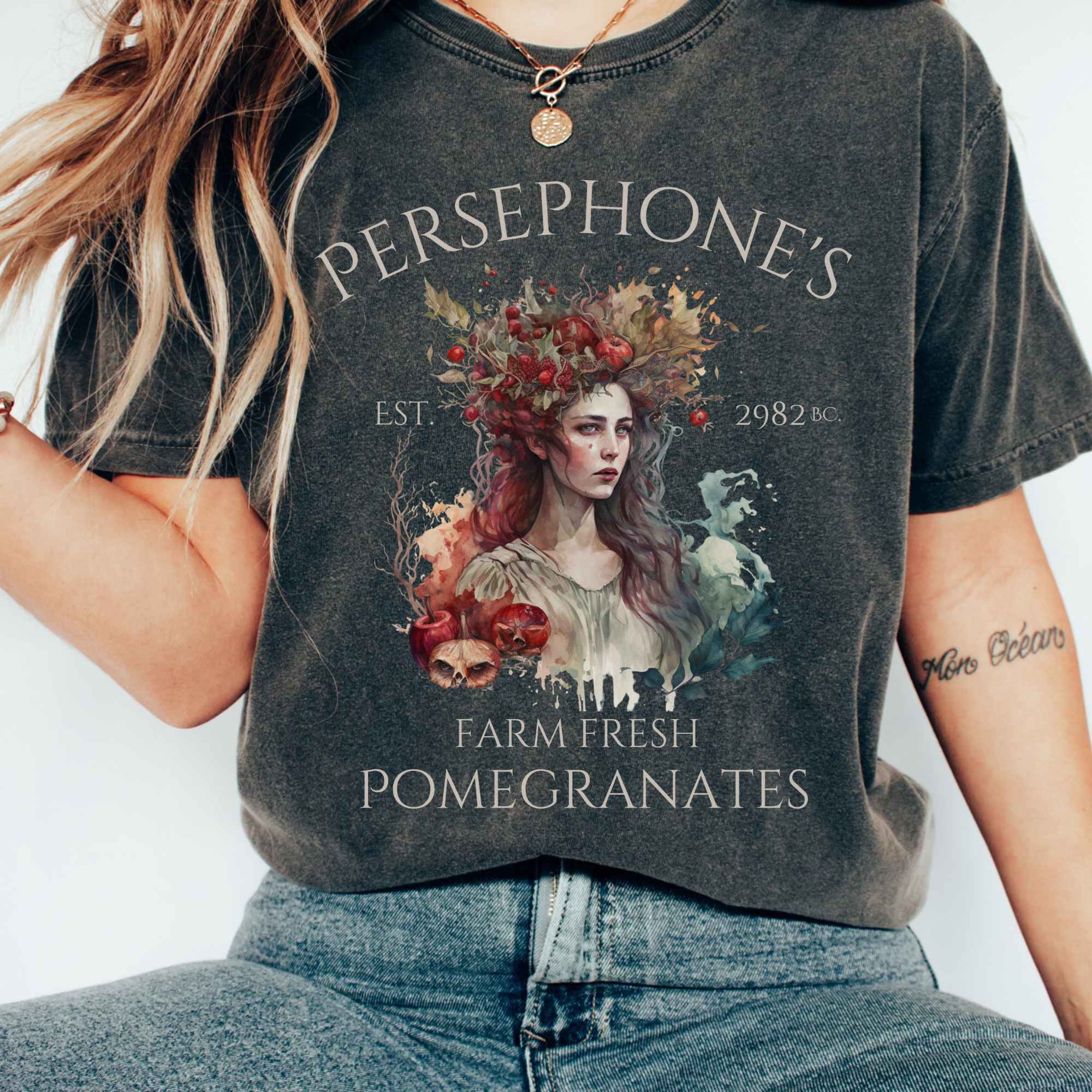 Persephone’S 2982 Bc Greek Mythology T-Shirt Best Gift For Girl