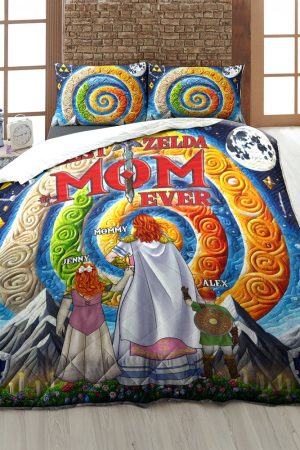 Personalized Mom Quilt Bedding Set Thoughtful Gifts For Her