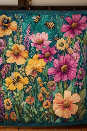 Pollen Party Quilt Blanket Cute Presents For Girlfriend