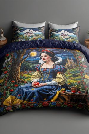 Princess In Fairytale Forest Quilt Bedding Set Gifts For Her