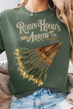 Robin Hood'S Arrow Co. T-Shirt Gift For Girl