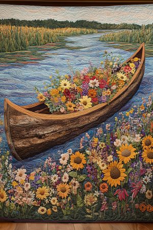 Sailing Through Spring Quilt Blanket Cute Blankets For Girlfriend