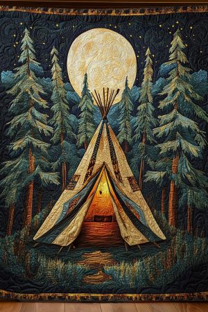 Starlit Teepee Quilt Blanket Cute Gifts For Girlfriend