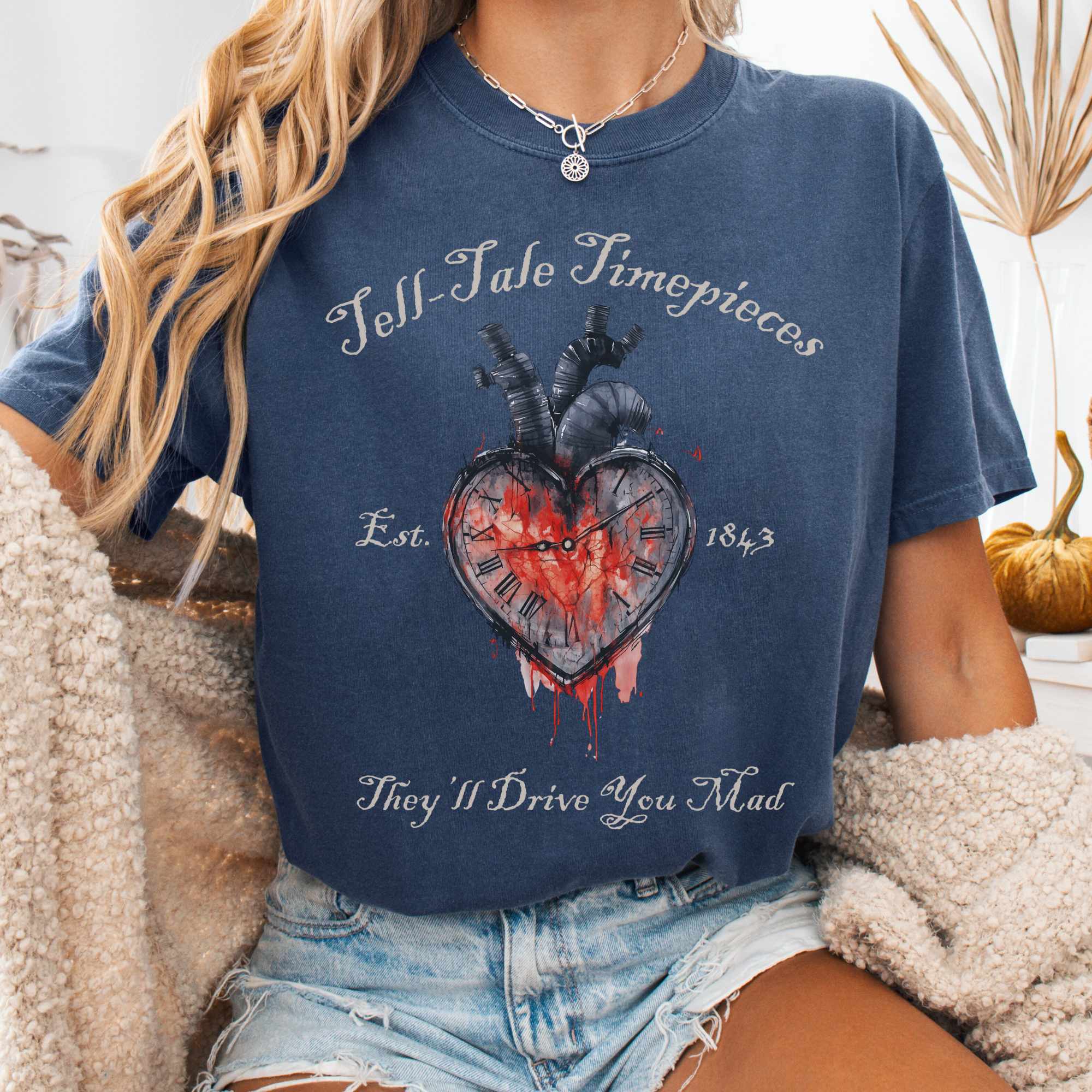 Tell-Tale Timepieces Poe T-Shirt Gift For Women