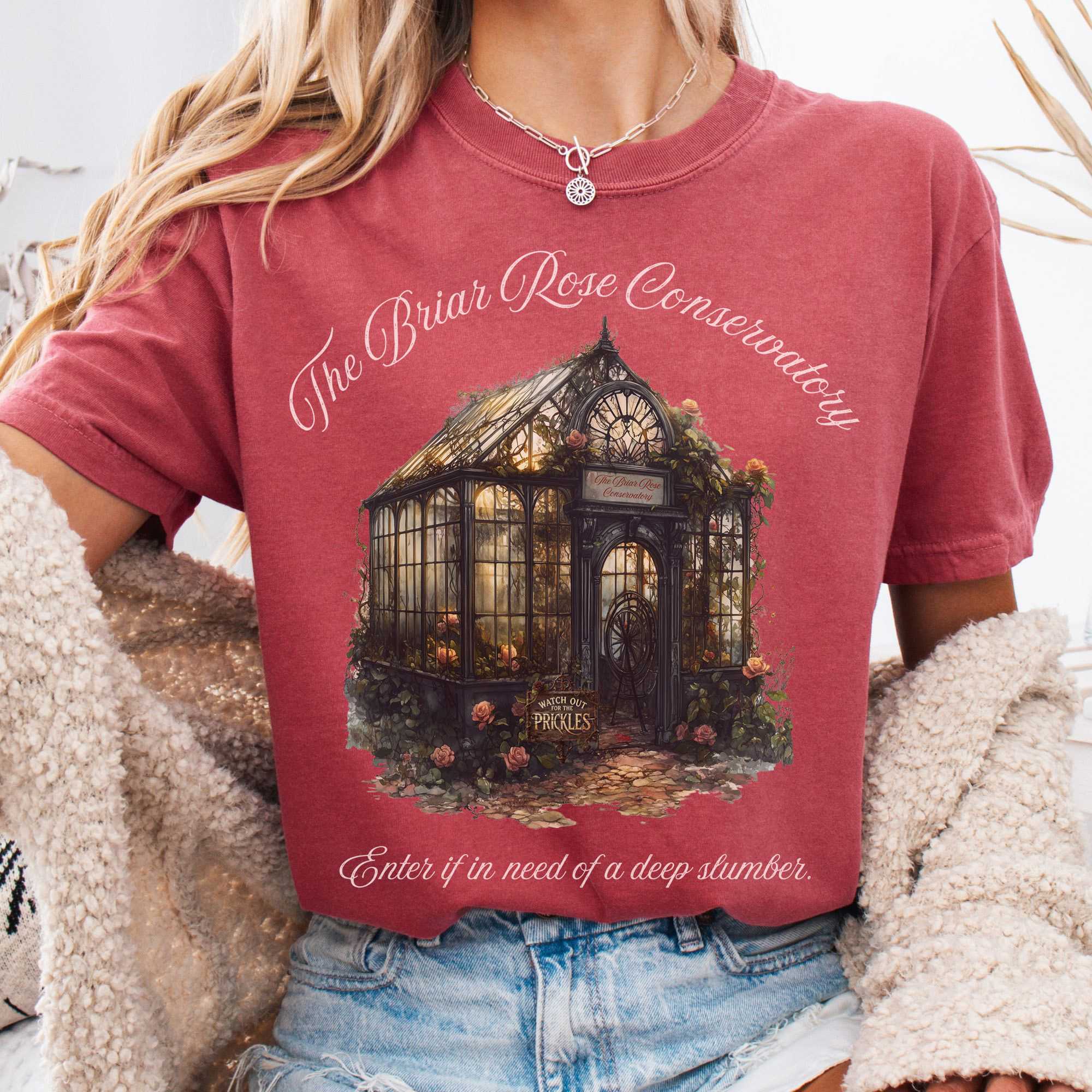 The Briar Rose Conservatory Fairytale T-Shirt Gift For Girl