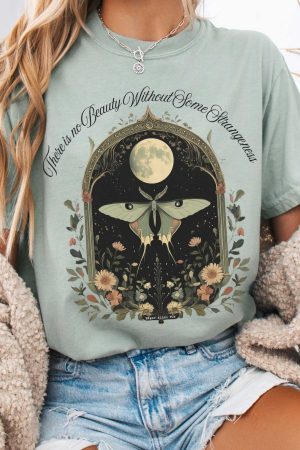 There Is No Beauty Without Some Strangeness Edgar Allan Poe T-Shirt Perfect Gift For Girlfriend