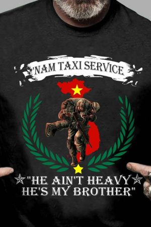 Vietnam Veterans Nam Taxi Service Shirt Father's Day Gifts For Dad