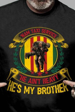Vietnam Veterans Nam Taxi Service Shirt Veterans Day T-Shirt Gifts For Dad