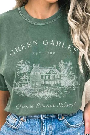Vintage Anne Of Green Gables T-Shirt Best Gift For Girl