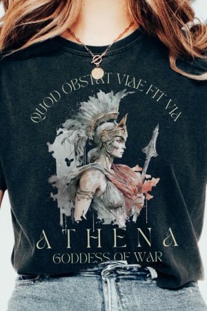 Vintage Athena Greek Mythology T-Shirt Gift For Women
