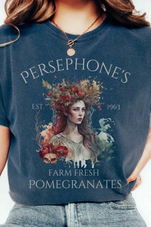 Vintage Persephone T-Shirt Greek Mythology T-Shirt Gift For Women