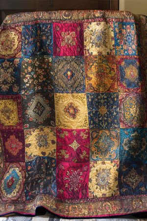 Vintage Tapestry Quilt Blanket Cute Gift For Her