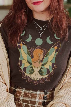 Whimsical Fairycore T-Shirt Perfect Gift For Girlfriend