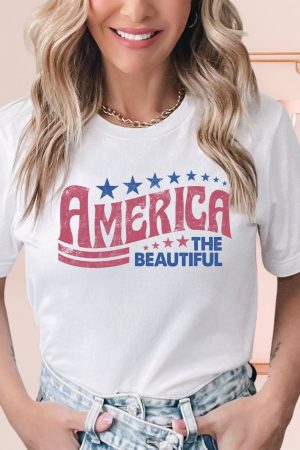 America The Beautiful Shirt 4th Of July T-Shirt Patriotic Gifts For Him Her