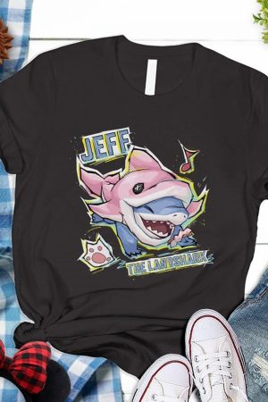 Avengers Rivals PVP Jeff The Land Shark Shirt Funny Dolphin T-Shirt Gifts For Her
