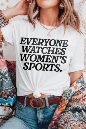 Dawn Staley Everyone Watches Women's Sports Shirt Gifts For Basketball Lover