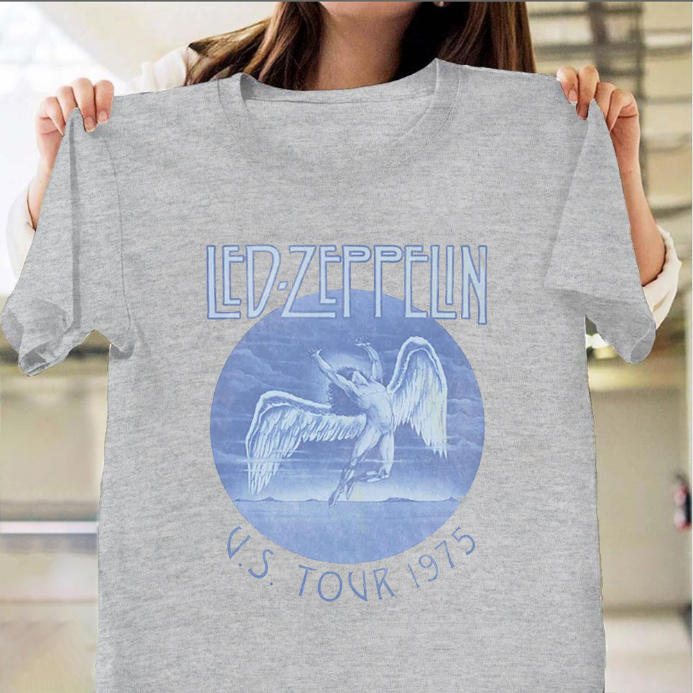 Led Zeppelin Shirt Led Zeppelin US Tour 1975 T-Shirt Gifts For Music Lovers