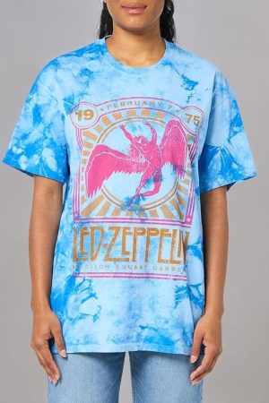 Led Zeppelin Tie Dye T-Shirt Gifts For Music Lovers
