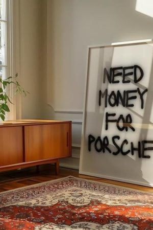 Need Money For Porsche Poster Car Lover Wall Art For Living Room