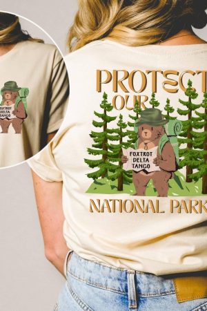 Resist Bear Protect Our National Parks Shirt FDT T-Shirt Anti Trump Merch