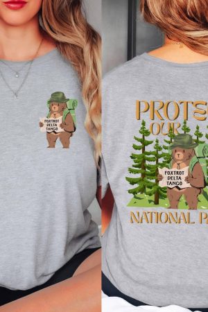 Resist Bear Protect Our National Parks Shirt FDT T-Shirt Anti Trump Merch